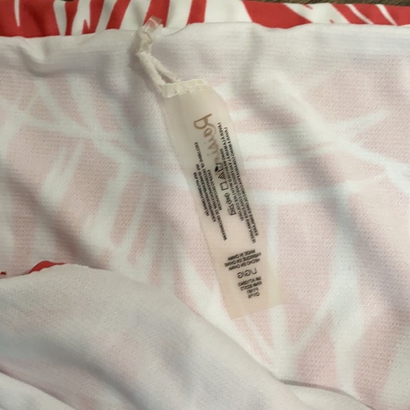 Raisins Pink Tropical Bikini Bottom Size Large - Picture 2 of 5